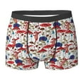 thumbnail image 6 of Mens Underwear - Colorful Mushrooms (2) Breathable Stretch Boxers for Men Athletic Mens Boxer Briefs, 6 of 7
