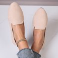 thumbnail image 6 of Miqool Womens Loafers Slip On Flat Shoes Round Toe Faux Suede Moccasins Comfortable Casual Fall Winter Walking Driving Shoes, 6 of 9