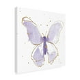 thumbnail image 4 of Shirley Novak 'Gilded Butterflies Ii Lavender' Canvas Art, 4 of 4