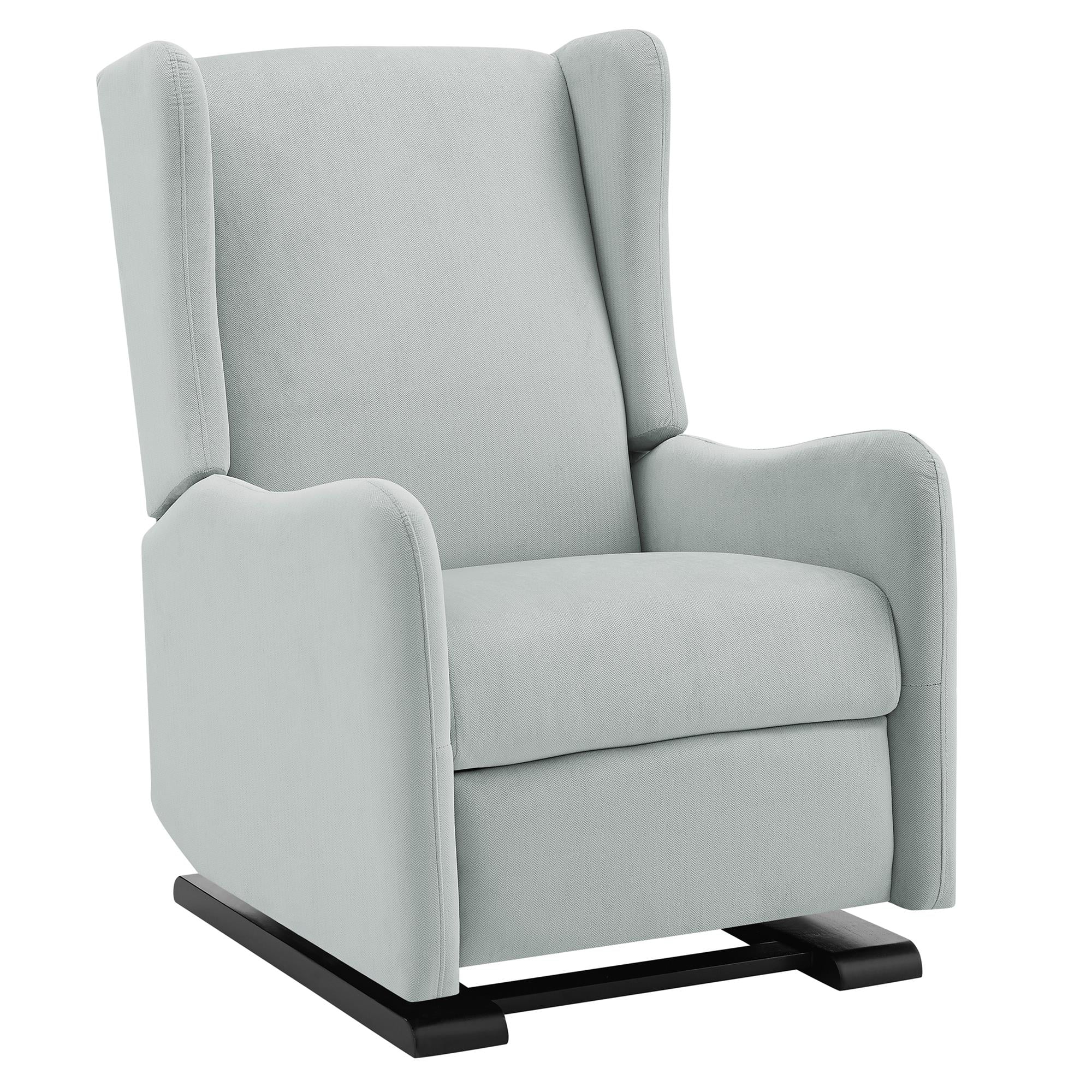 baby relax evan swivel glider and ottoman gray