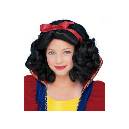 Child Snow White Wig Rubies 50855