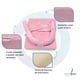 thumbnail image 4 of Cojín Antirreflujo para Bebé Memory Foam Funda Lavable rosa, 4 of 8