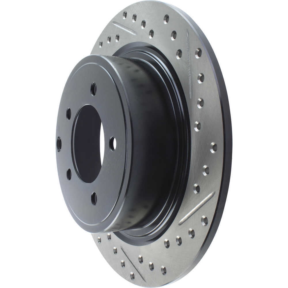 StopTech Slotted & Drilled Sport Brake Rotor Fits select: 2009-2017 JEEP PATRIOT, 2011-2014 CHRYSLER 200