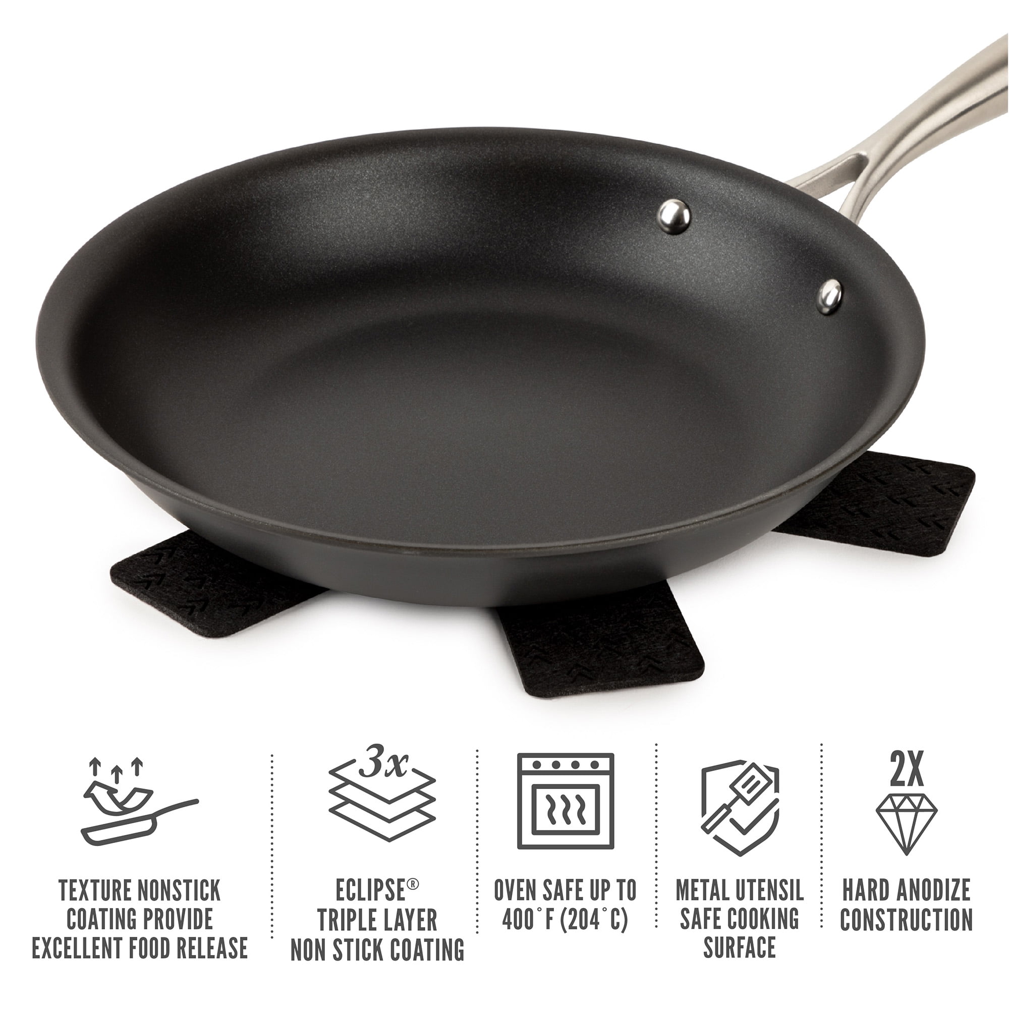 Oster 10 in. Forged Aluminum Nonstick Round Pancake Frying Pan 985120057M -  The Home Depot