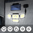 thumbnail image 3 of Lámpara Solar Jardín Con Mando A Distancia 224 LED Split/One para Garaje Patio, 3 of 9