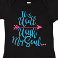 thumbnail image 4 of Inktastic It is Well with My Soul Pink Arrow Boys or Girls Baby Bodysuit, 4 of 5