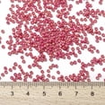 thumbnail image 3 of TOHO Round Seed Beads Japanese Seed Beads (405F) Opaque ABFrost Cherry 11/0 2.2mm Hole: 0.8mm about 1110pcs/10g, 3 of 5