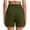 Army Green, variant on AJGRHE Sleek Solid Flex Yoga Shorts For Fitness And Casual Wear Lightweight Stretchy Gym High Wlex Comfort Wine XL