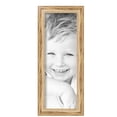 thumbnail image 2 of ArtToFrames 6" x 17" Honey Picture Frame, 6x17 inch Brown MDF Poster Frame (WOM-4085), 3 Pack, 2 of 8