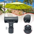 thumbnail image 4 of Naiovety Piezas de soporte para sombrilla tipo banana Accesorios para soporte de sombrilla de jardín Marco de sombrilla Soporte para sombrilla carpas negro, 4 of 6