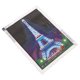 thumbnail image 1 of Kit De Pintura De Diamantes De Imitación, Pintura De Diamantes De Imitación 5D Torre Eiffel Patrón Tridimensional Inodoro Luminoso Para Sala De Estar Para Oficina Para El Hogar, 1 of 8
