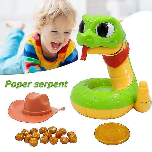 Serpiente de cascabel eléctrica aterradora, juguete complicado, pequeños juguetes de juego de descompresión para niños