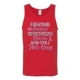 thumbnail image 2 of Wild Bobby, Fighting Cancer And Still Sexy, Breast Cancer Awareness, Men Graphic Tank Top, Red, Medium, 2 of 5