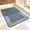 Gray Blue, variant on FORICOM Non-Slip Rubber-Backed Bath Mat, Ultra-Thin Quick-Dry Absorbent,Gray-Blue 15.7x23.6 in