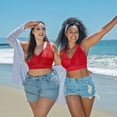 thumbnail image 6 of Parfait Adriana Wire-Free Full Bust Supportive Bralette, Racing red, 42DDD, 6 of 7