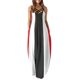 thumbnail image 1 of Maxi vestidos de mujer verano casual cuello en V sin mangas vacaciones playa bolsillos vestido largo Fridja hjkh6713, 1 of 5