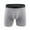 Gray, variant on Mens Underwear Underwear Cotton Large Size Boxer Underpants Extra Long Sport Solid Color
