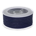 thumbnail image 1 of Unique Bargains Nylon Thread Twine Beading Cord 3mm Extra-Strong Braided Nylon Crafting String 4M/13 Feet, Dark Blue, 1 of 7