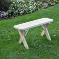 thumbnail image 6 of Pressure Treated Pine Crossleg Bench, 6 of 14