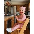 thumbnail image 4 of Cjfdfy Baby Boy Girl Newborn Hospital Going Home Outfit Hand Picked for Earth By My Great Grandma Grandpa Letters Romper Long Sleeve Ribbed Jumpsuit Hat Spring Fall Winter Clothes, 4 of 9