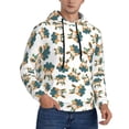 thumbnail image 2 of Honeii Cute Bunny Pattern Mens Hoodies Men's Loose Sleeve Sweatshirt,Pullover Hooded Sweatshirt for Men,Essentials Hoodie-Large, 2 of 7