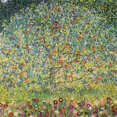 thumbnail image 2 of CafePress - Apple Tree By Gustav Klimt, Vintage -  Round Wood Ornament 4", 2 of 2