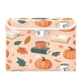 thumbnail image 7 of Yayeee Collapsible Cube Storage Bin with Lid Fabric Closet Decorative Basket with Handles, Pink Fall Coffee, 7 of 7
