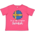 thumbnail image 3 of Inktastic I'm So Cute, I Must Be Swedish Sunflower Sweden Flag Boys or Girls Toddler T-Shirt, 3 of 5