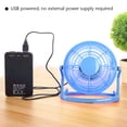 thumbnail image 4 of Mini enfriador de aire de 4 pulgadas enfriador de mesa USB de 4 aspas ventilador eléctrico silencioso para el verano FLhrweasw Nuevo, 4 of 7