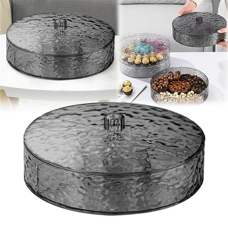 

Food Storage Clearance Sales Today Deals Prime Under 3.00 Snack Tray with Lid | Snack Tray Container | Large Capacity Split Type Snack Tray with Lid | Snack Tray Fruit Platter