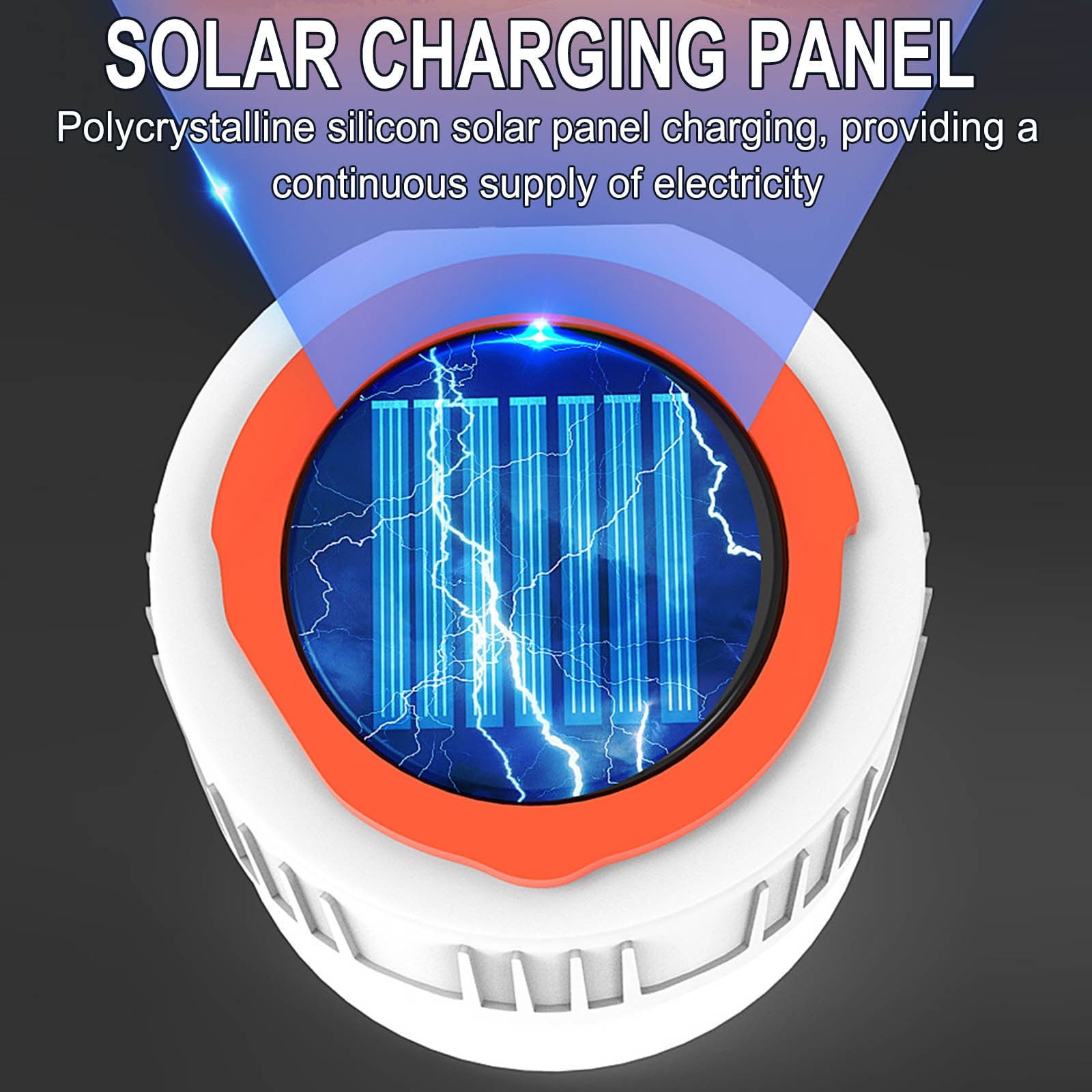 DAILIHIVE Solar Garden Lights Outdoor,High Power Solars LED Camping Light USB Rechargeable Bulb,For Outdoor Tent Portable Lantern Emergency For BBQ,Hiking,Camping,Picnics,Fishing,Mountaineering