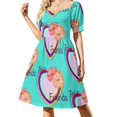 thumbnail image 2 of Vestido de manga corta True Friends, elegantes vestidos de noche para mujer, vestidos para mujer, vestido de noche para mujer, 2 of 8