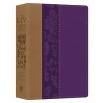 KJV Study Bible The KJV Study Bible - Large Print [violet Floret], (Hardcover)