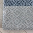 thumbnail image 3 of Well Woven Custom Size Runner - Choose Your Length - Piano Light Blue Tribal Diamond Geometric 31 Inches Wide x 13 Feet Long Runner (31" x 13' Runner) Rug, 3 of 5