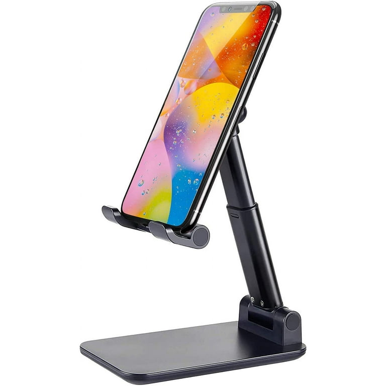 SKONYON Cell Phone Stand Angle Height Adjustable Cell Phone Stand for Desk  Foldable Cell Phone Holder 