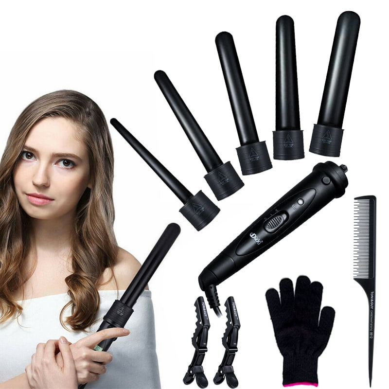 interchangeable ceramic curling set