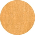 thumbnail image 1 of Ahgly Company Indoor Round Solid Orange Modern Area Rugs, 8' Round, 1 of 4