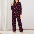 thumbnail image 2 of Sigee Vintage Psychedelic for Women’s Pajama Sets Long-Sleeved Pjs Sets for Women 2 piece Sleepwear-Small, 2 of 7