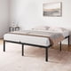 thumbnail image 1 of ChaoLink Estructura de cama completa de 14 pulgadas con almacenamiento, plataforma metálica para cama twin, no necesita base de caja, soporte de lamas de acero, 1 of 5