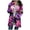 Dark Purple, variant on Women's Halloween Cat Pumpkin Cardigan Long Sleeve Open Front Knit Outwear Over Coats Plus Size Knit Sweater Top Pink S