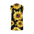 thumbnail image 5 of Snorda Débardeurs pour Femmes Grande Taille Mode Féminine Décontractée Été Imprimé Sans Manches Col Rond Haut Blouse Débardeur P-5TG, 5 of 5