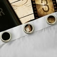 thumbnail image 4 of Manfei Vintage Filmstrip Blackout Curtains,Moive Time Curtains Pack of 2 (38x45 Each),Beige Black Window Curtains For Kids,Ultra Soft Home Decor, 4 of 6