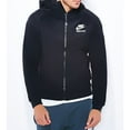 thumbnail image 2 of Nike Mens Track And Field Woven Full Zip Hooded Jacket Size-Small Color-Black, 2 of 3
