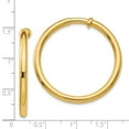 thumbnail image 2 of 14k Non-Pierced Hoop Earrings, 2 of 2