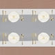 thumbnail image 3 of Camino de mesa de gasa gris 27.5" x 118" Camino de mesa ligero y elegante Camino de mesa romántico y transparente, 3 of 7