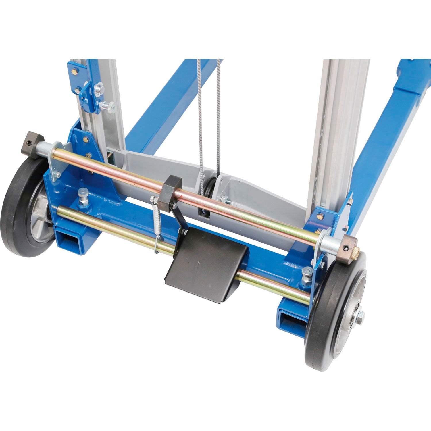 Global Industrial Lightweight Hand Operated Lift Truck, 500 Lb. Capacity Fixed Legs