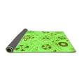thumbnail image 2 of Ahgly Company Indoor Square Abstract Green Modern Area Rugs, 6' Square, 2 of 4