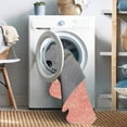 thumbnail image 2 of Linon Home Décor Washable Leona Area Rug or Runner Collection, Ivory and Coral, 2' x 3', 2 of 7