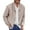 Beige, variant on Men's Slim Fitting Linen Jacket Cotton Lightweight Button Blazer Casual Sport Button-Down Coat Lightweight Work Shacket,Black XXXL