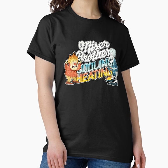 Vintage Style Miser Brothers Cooling And Heating Funny G8314 Unisex T-Shirt, Up to Size 5XL